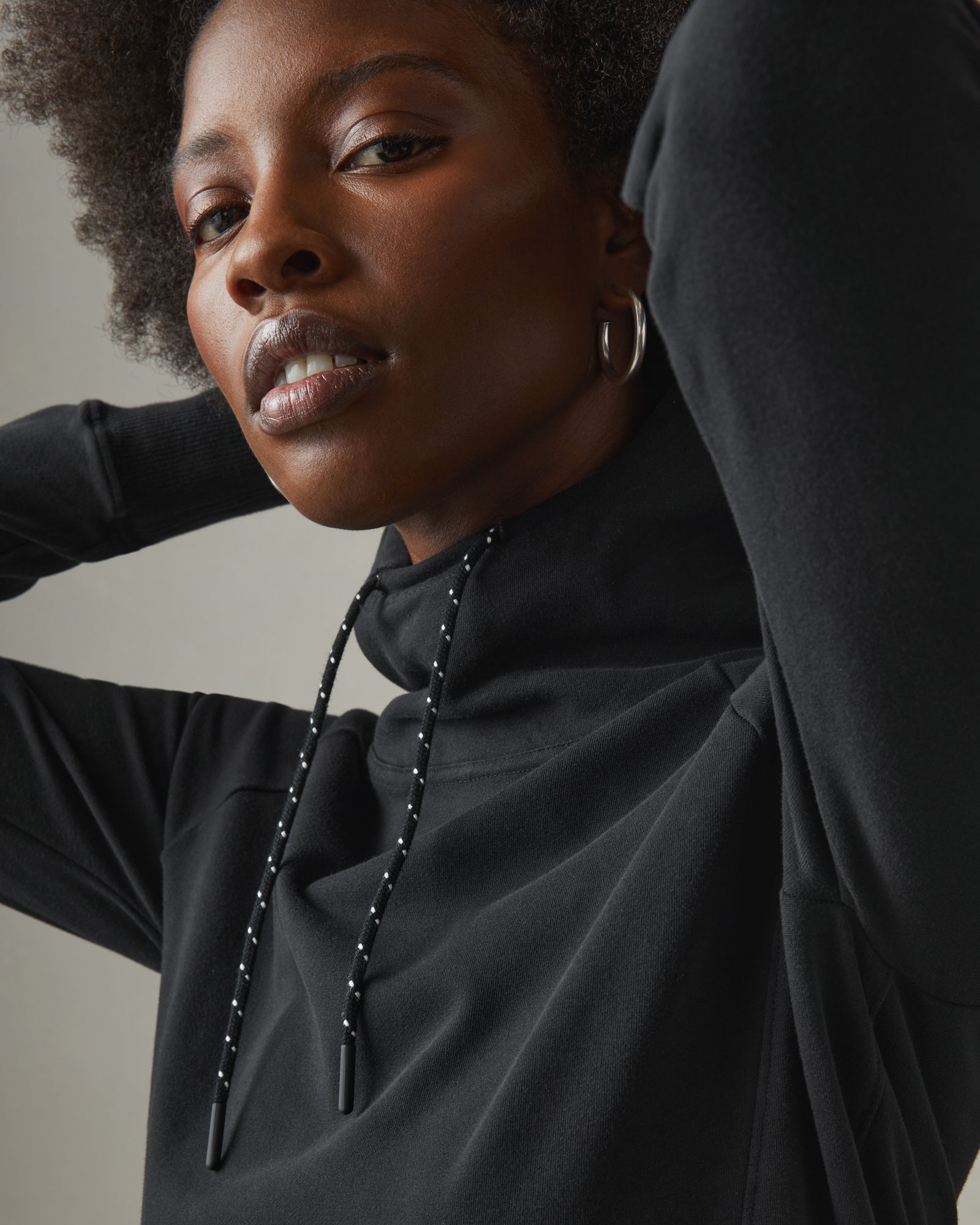 Women's Hoodie Dress - Black XS Women's Hoodie Dress - Black XS