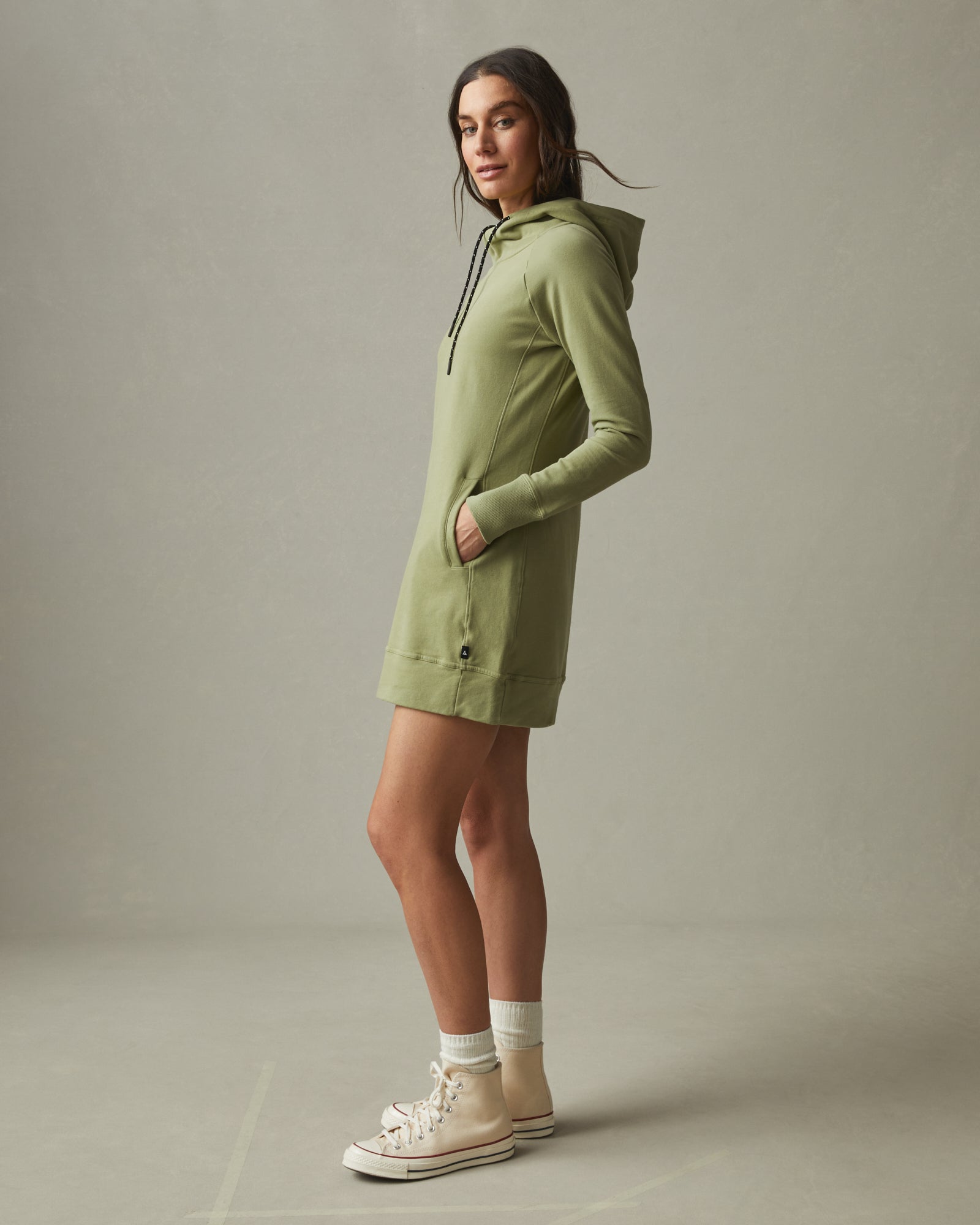 Hoodie Dress (French Terry) – Love Babe Boutique