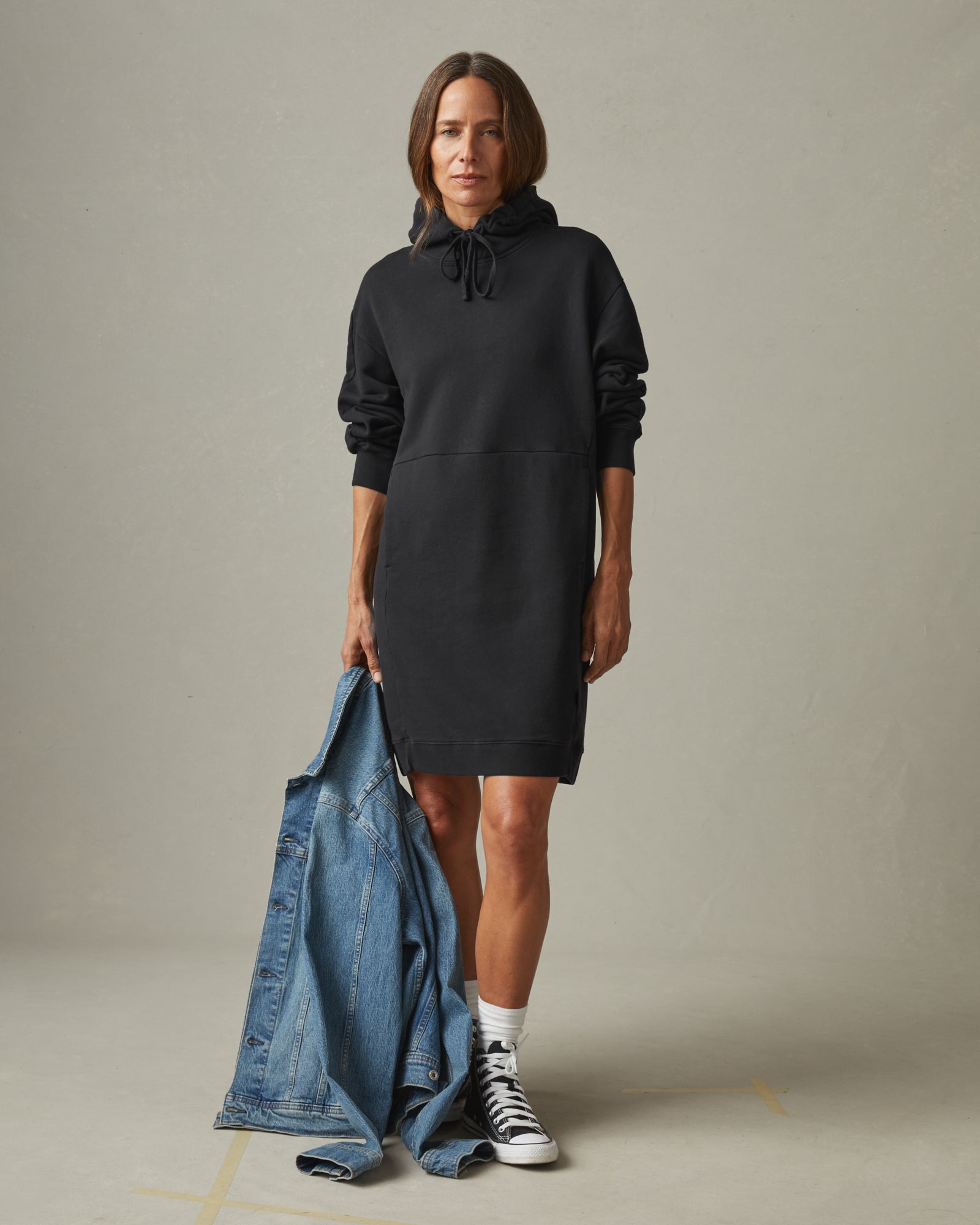 Women's Premium Midweight Hooded Dress