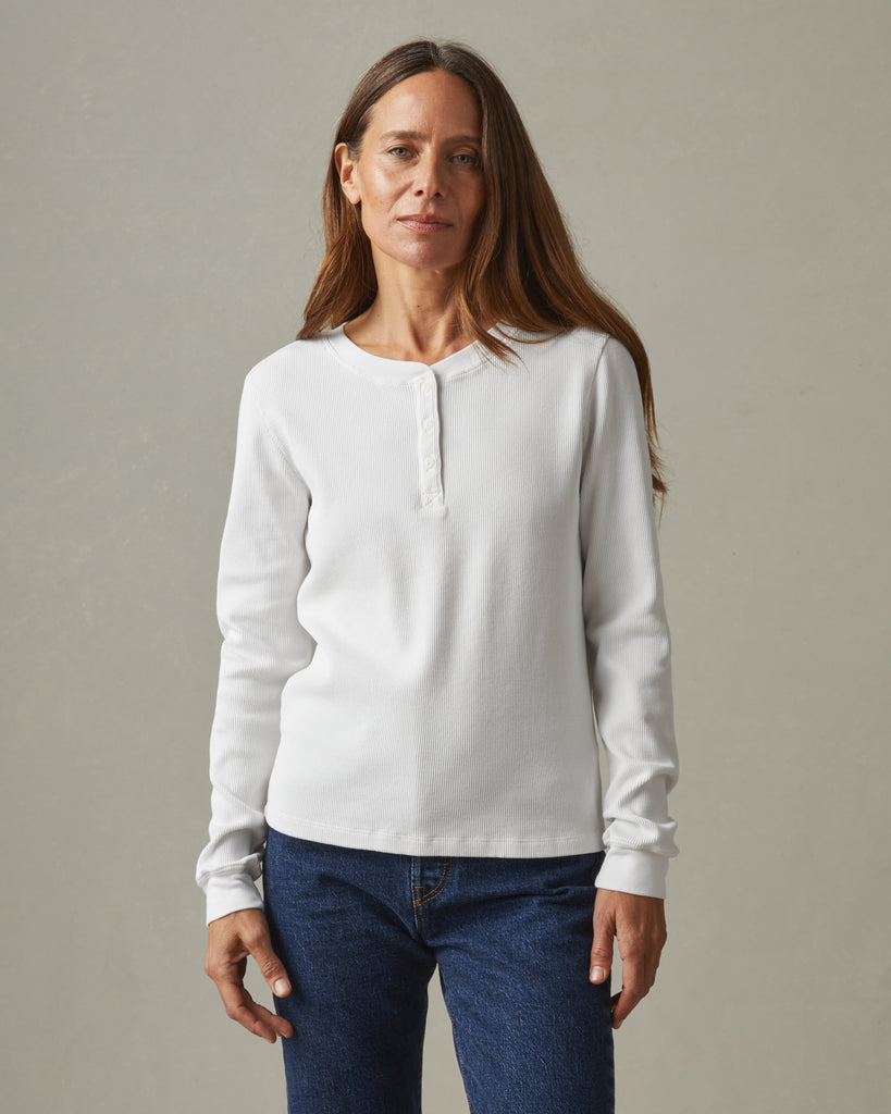 Women’s Waffle Henley from American Giant - $60