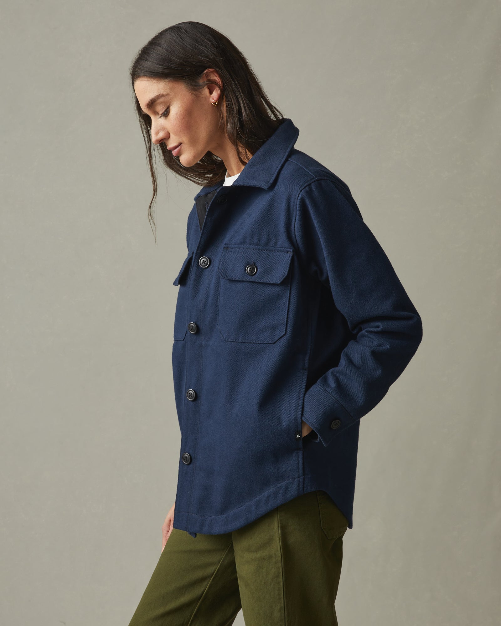 Shirt Jacket Navy