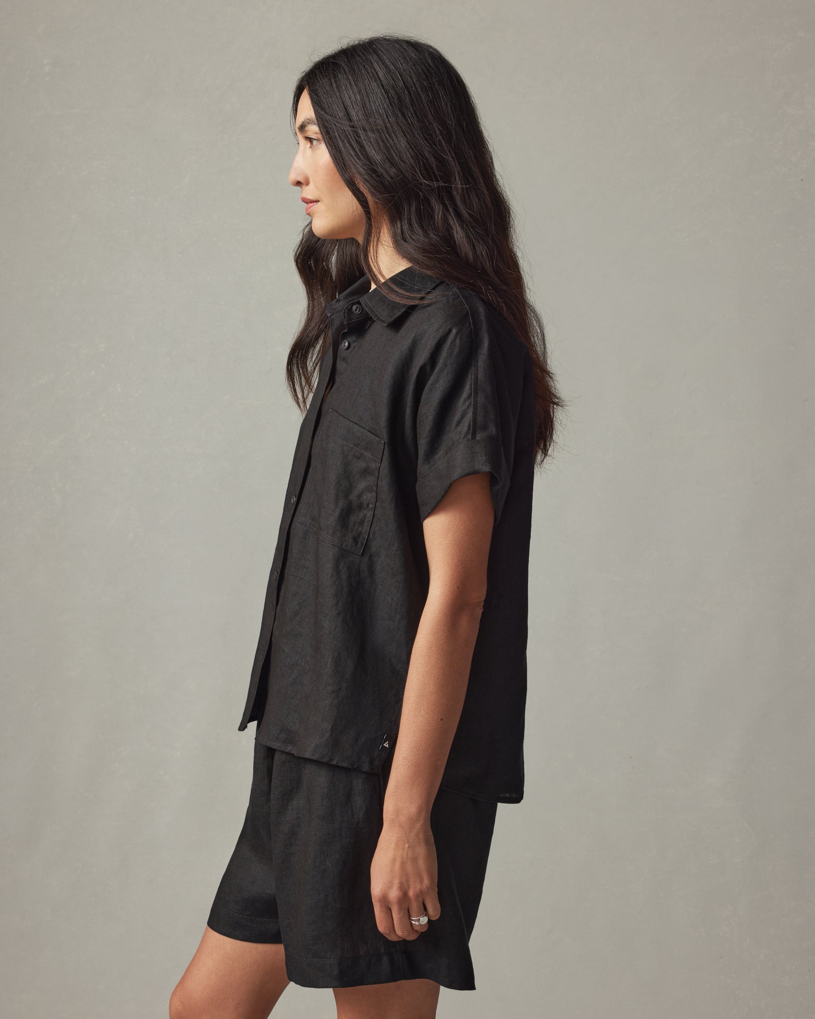 knee length dresses for ladies Women's Linen Shirt