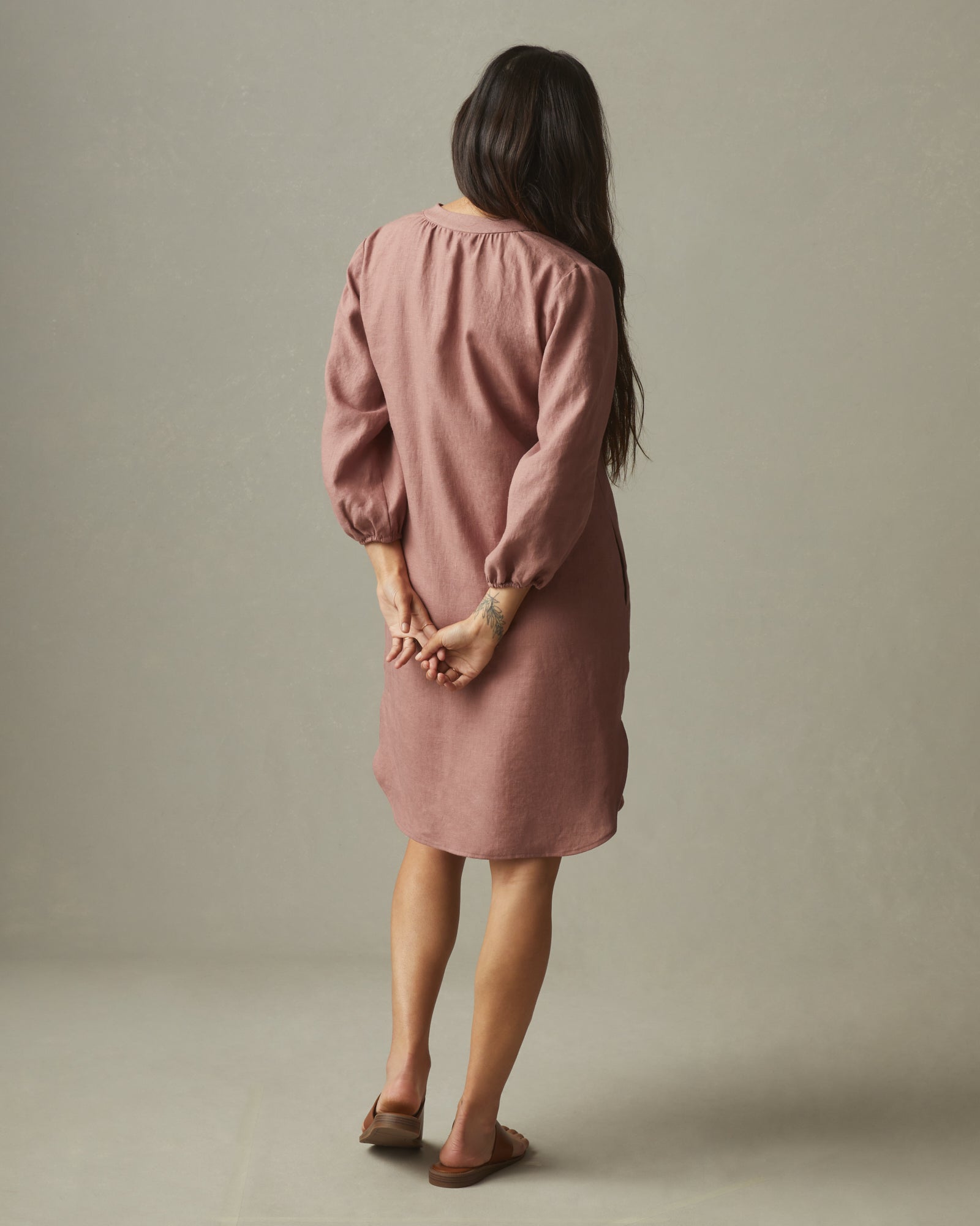 Women's Linen Tunic Dress